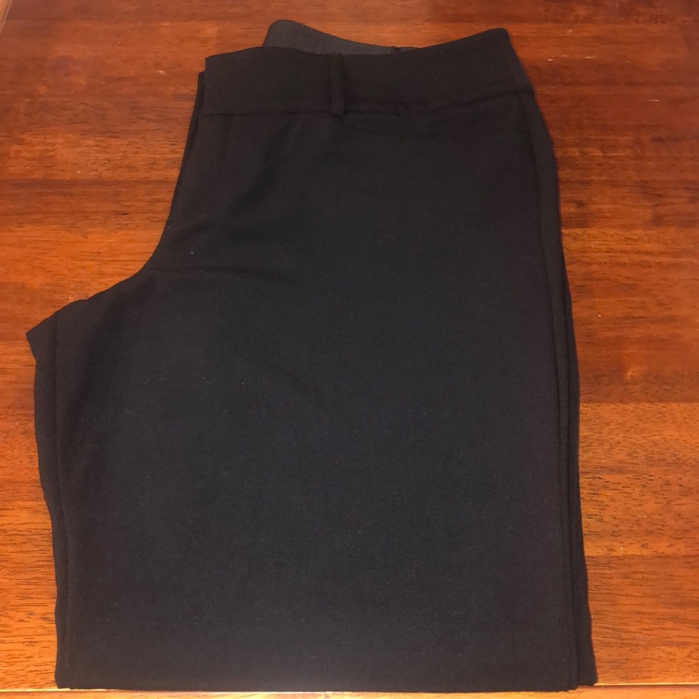 Black ladies plus size pants